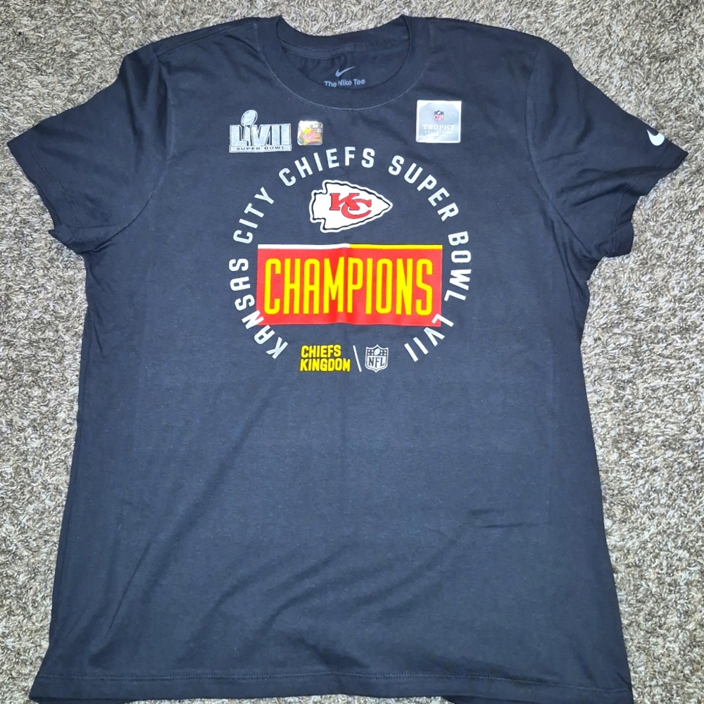 Nike Dark Gray Kansas City Chiefs Super Bowl Champions Tee